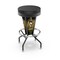 Holland Bar Stool Co Lighted Pittsburgh Penguins 30" Swivel Bar Stool L500030PitPenBlkVinyl - alternate 1
